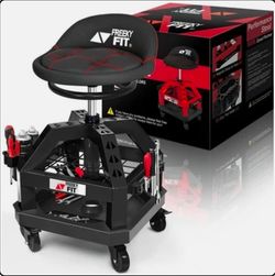 Rolling shop stool freekyfit
