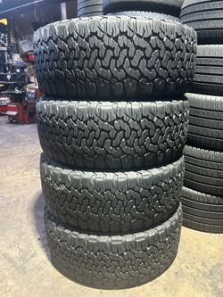 SET OF 4 USED TIRES BFGOODRICH ALL TERRAIN K02…35/12.50/22 LT