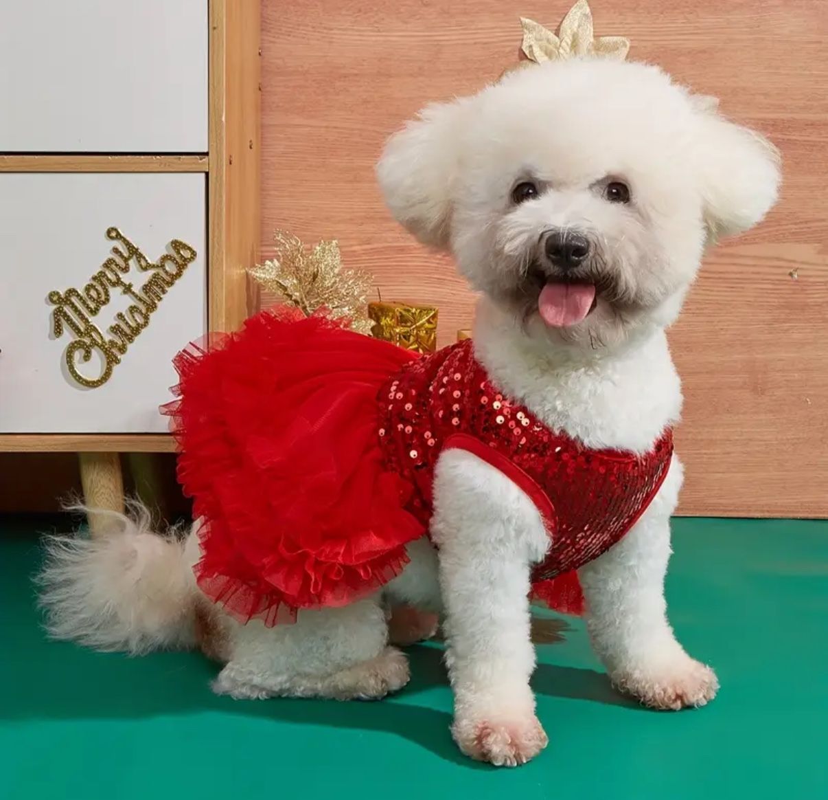 Adorable Pet Red Princess Tutu Dress