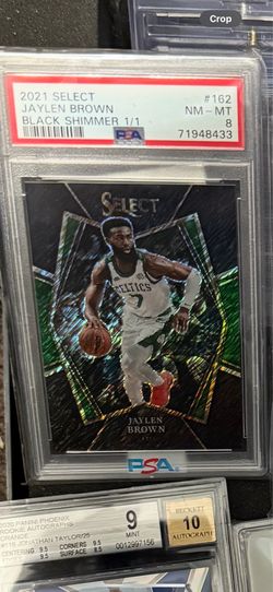 Jaylen brown black shimmer 1/1