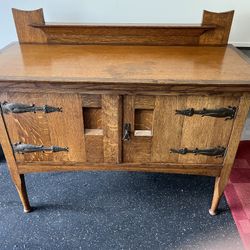 Arts and Crafts Rift Cut Oak Sideboard - 48" wide x 22" deep