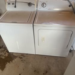 Kenmore washer and Whirlpool dryer