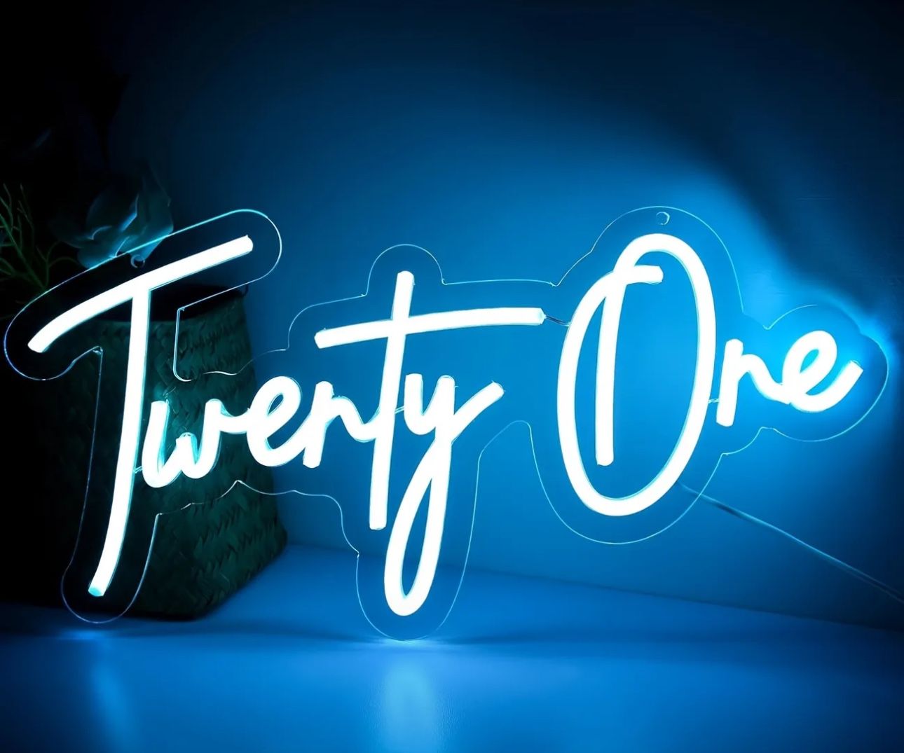 21 Neon Sign