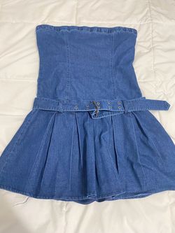 Jean Tube Top dress