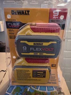 DeWalt 9 AH Flex Volt 20v/60v
