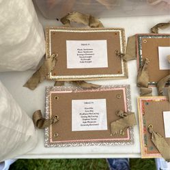 Table Assignment Cards Boho Wedding