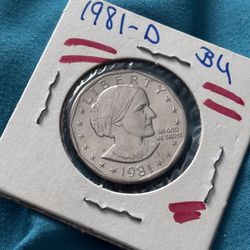 1981 Uncirculated Proof Susan B Anthony