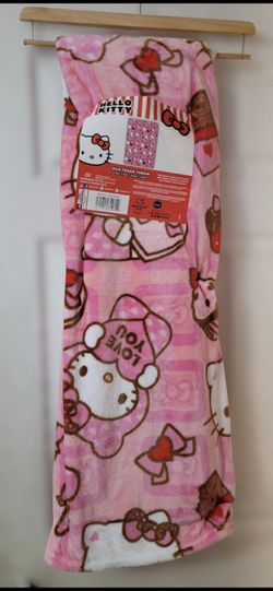Hello Kitty Throw Plush Blanket
