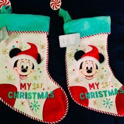 Mickey Baby Stockings $20 Each 