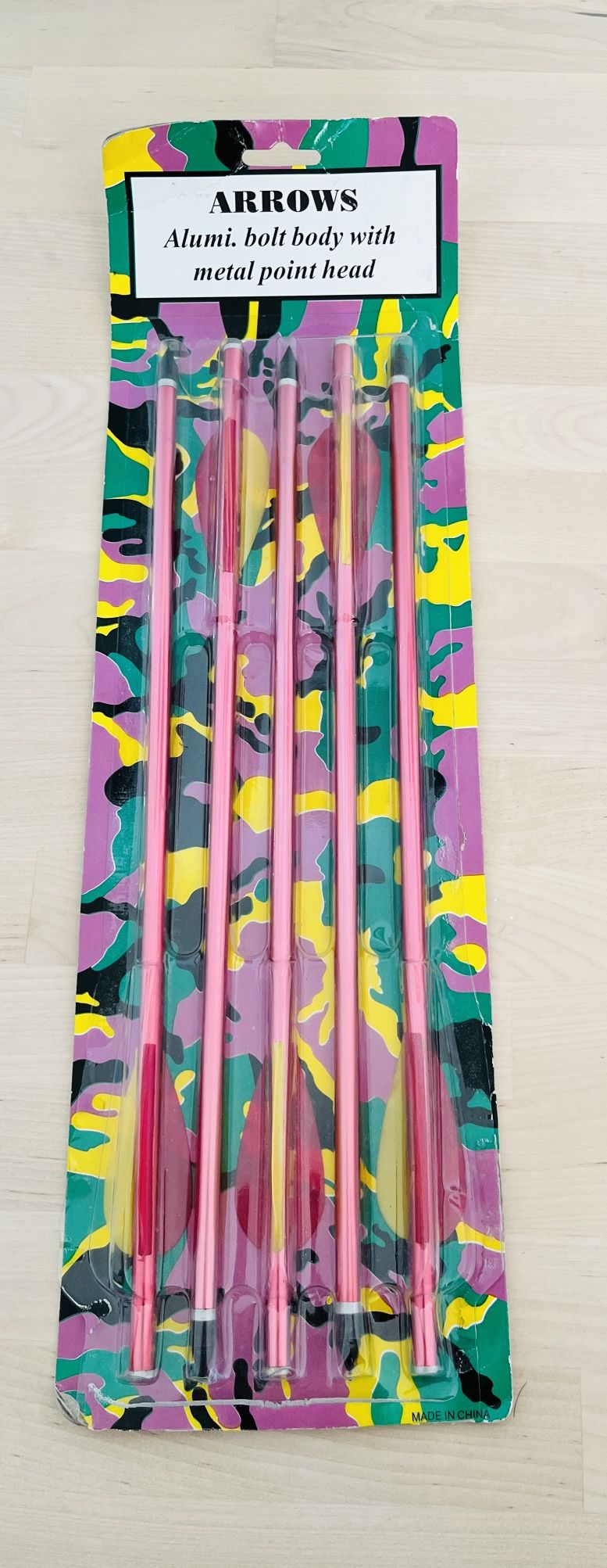 15” Long Aluminum Bolt Body With Metal Point Head 5 Pieces