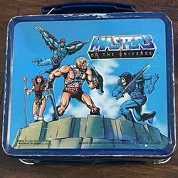 Vintage He Man Lunch Box With Thermos 
