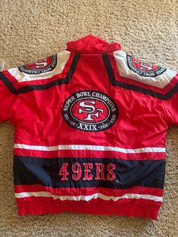 VTG Apex NFL San Francisco 49ers Pro Line 1994 Super Bowl Champions AUTHENTIC Jacket RARE X-Large