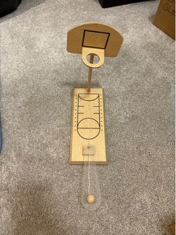 Wood Desktop Basketball Game
