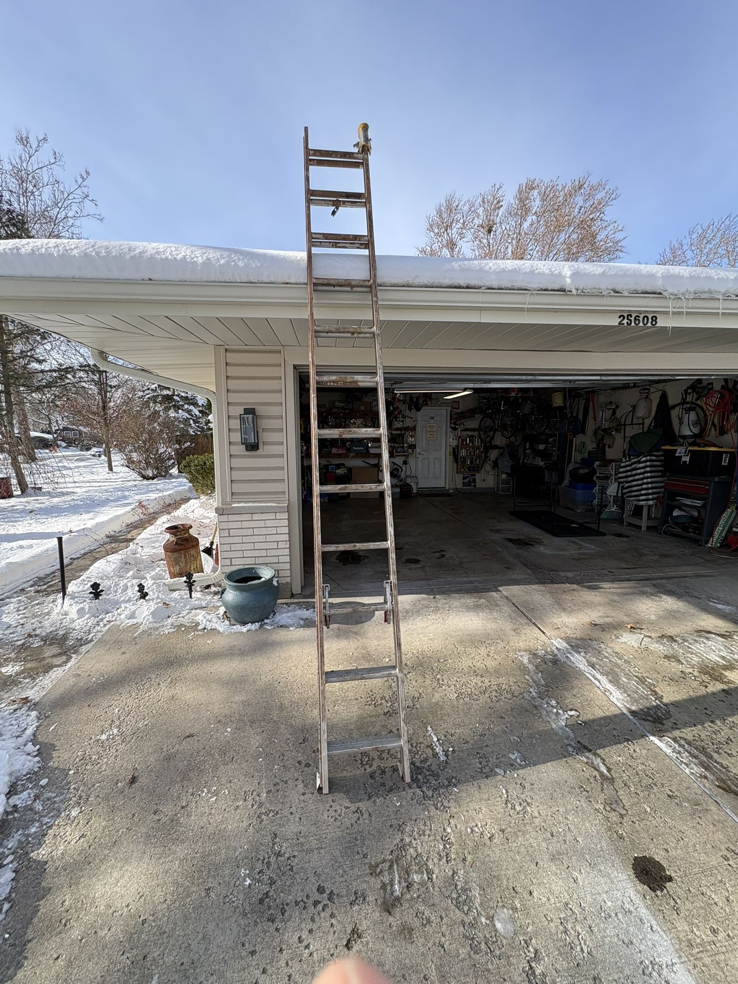 24 foot Werner Safe T Master extension ladder