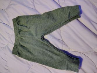 0-3 months green pants