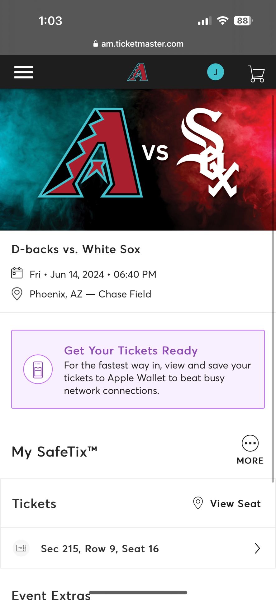 Dbacks Vs White Sox 06/14