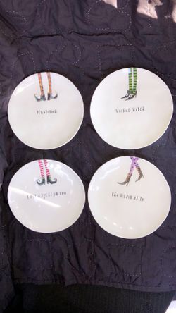 Rae Dunn Witch Plates