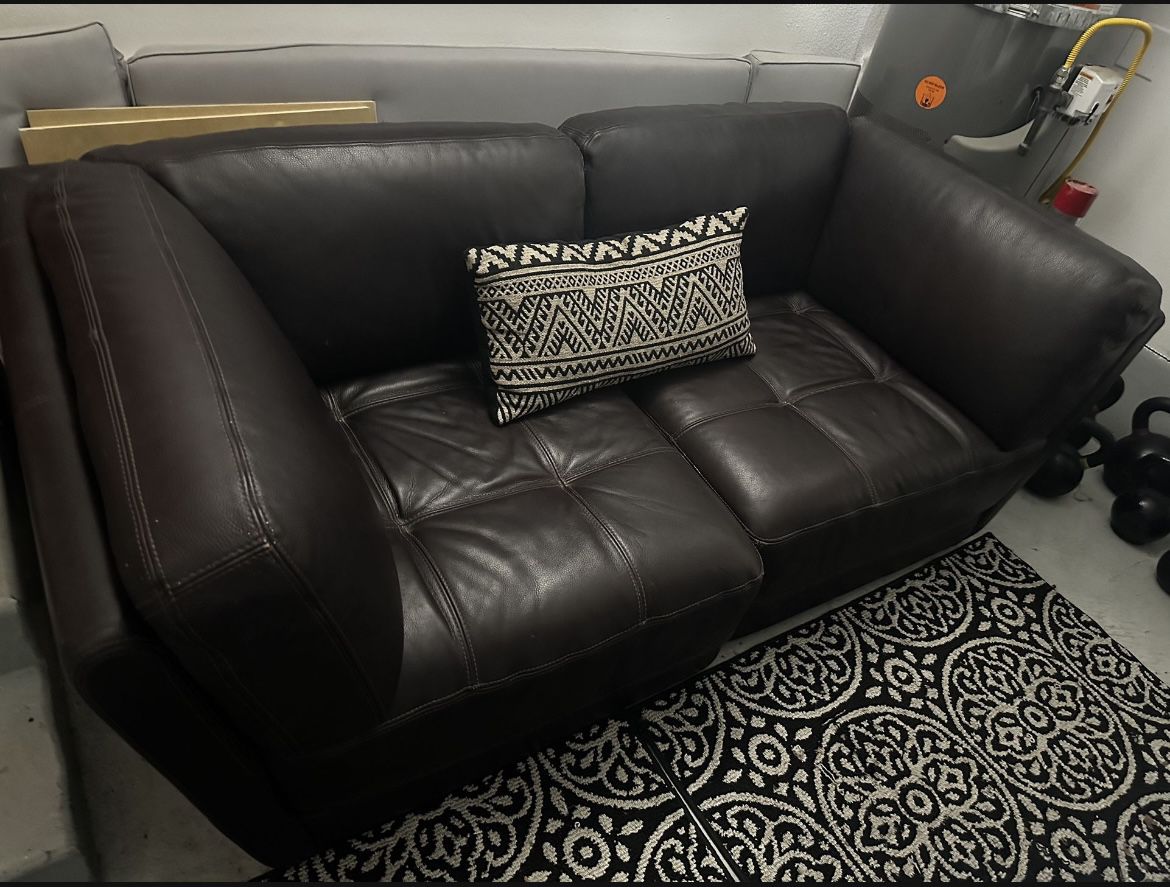 Leather Couch (2 Pieces)