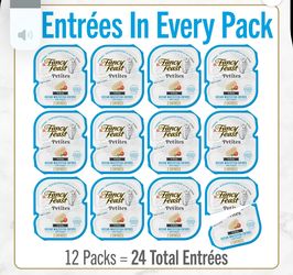 Purina Fancy Feast Petites Ocean Whitefish Entree with Tomato in Gravy Gourmet Wet Cat Food Pate 