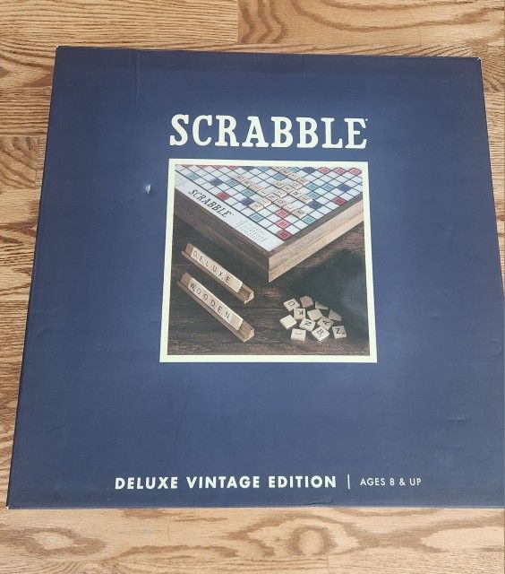 Scrabble Game In Wood Storage