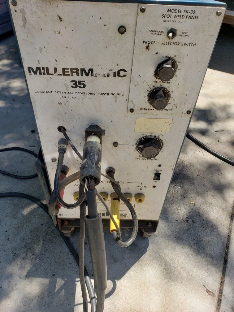 Millermatic 35 Mig Welder With Spot Weld Upgrade