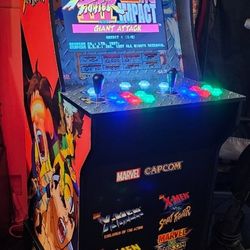 X-Men Vs Street Fighter Arcade1up Cabinet With Over 15,000 Video Games 