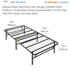 Foldable Twin bed Frame