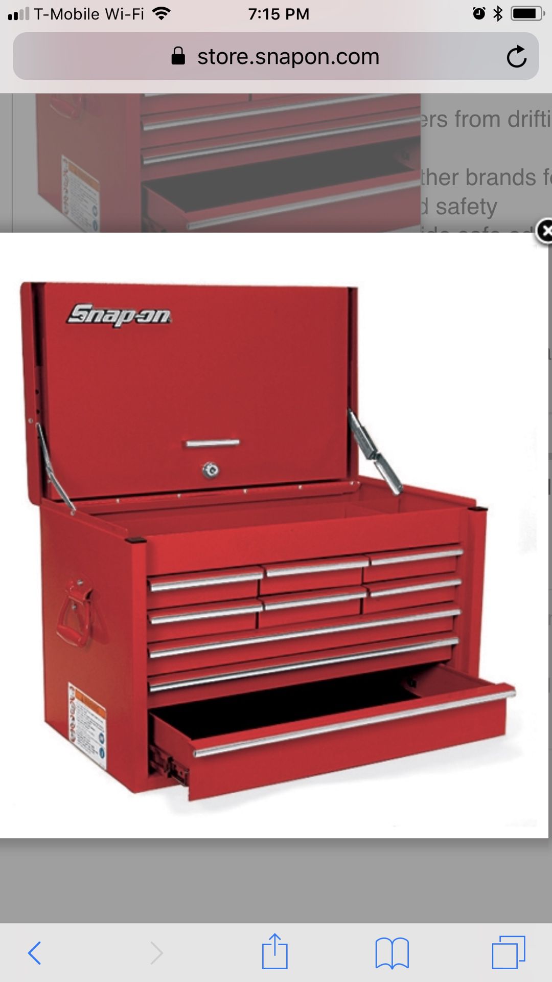 BRAND NEW Snap-on Tool chest