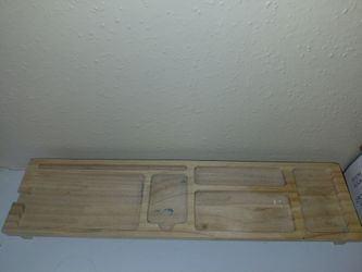 USED wood desk organizer