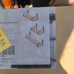 Floating Shelves Two Sets Of 3 