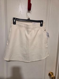 Old Navy White Fleece Mini Skirt