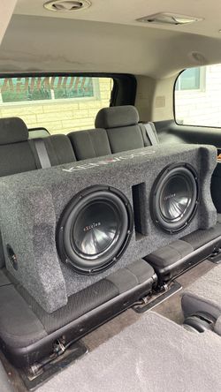 2 12 inch kenwood excelon subwoofers 1000watt rms