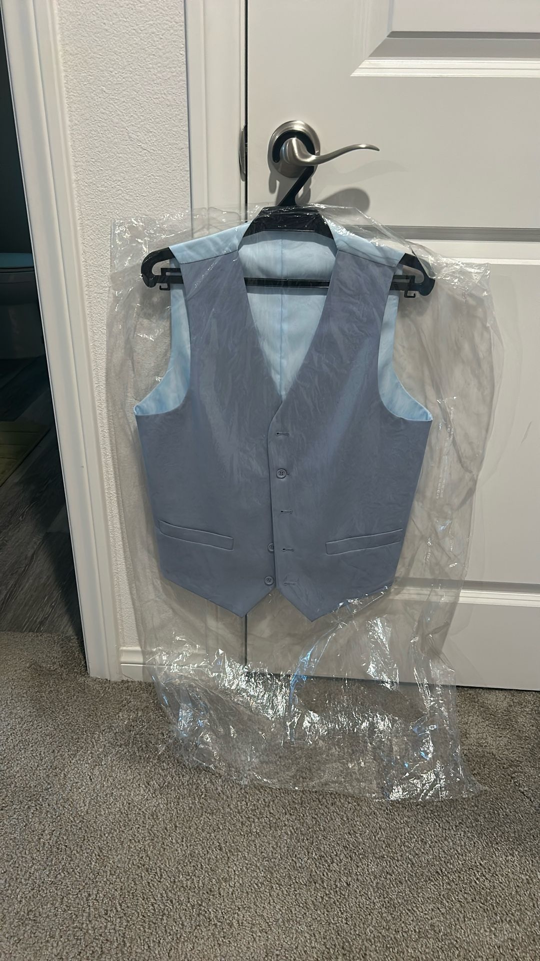 Blue Best And Bow Tie