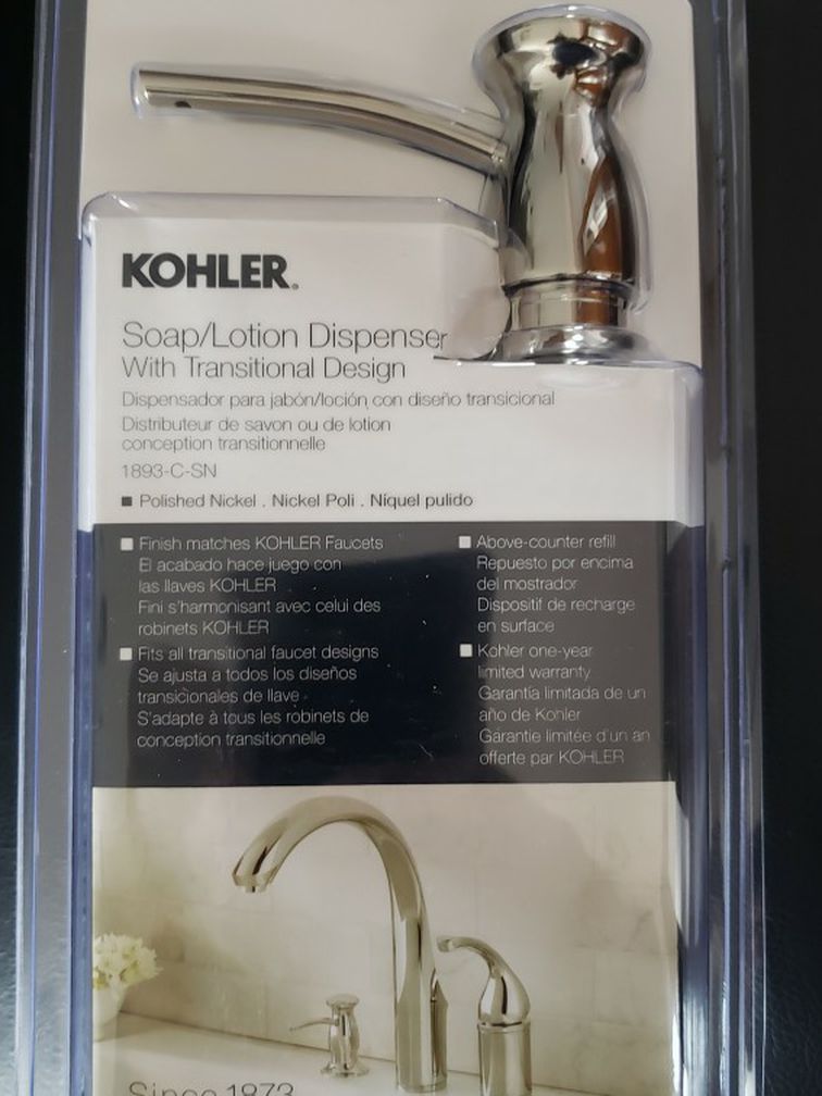 KOHLER Kitchen Sink Soap / Lotion Dispenser