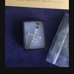 Diamond Cross Pendant 