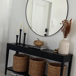 Foyer Table and Mirror