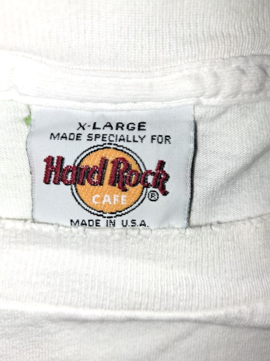 T-shirt Vintage Hard Rock Café 1997 - Carlos Santana, Série Signature, Taille L Pour Homme