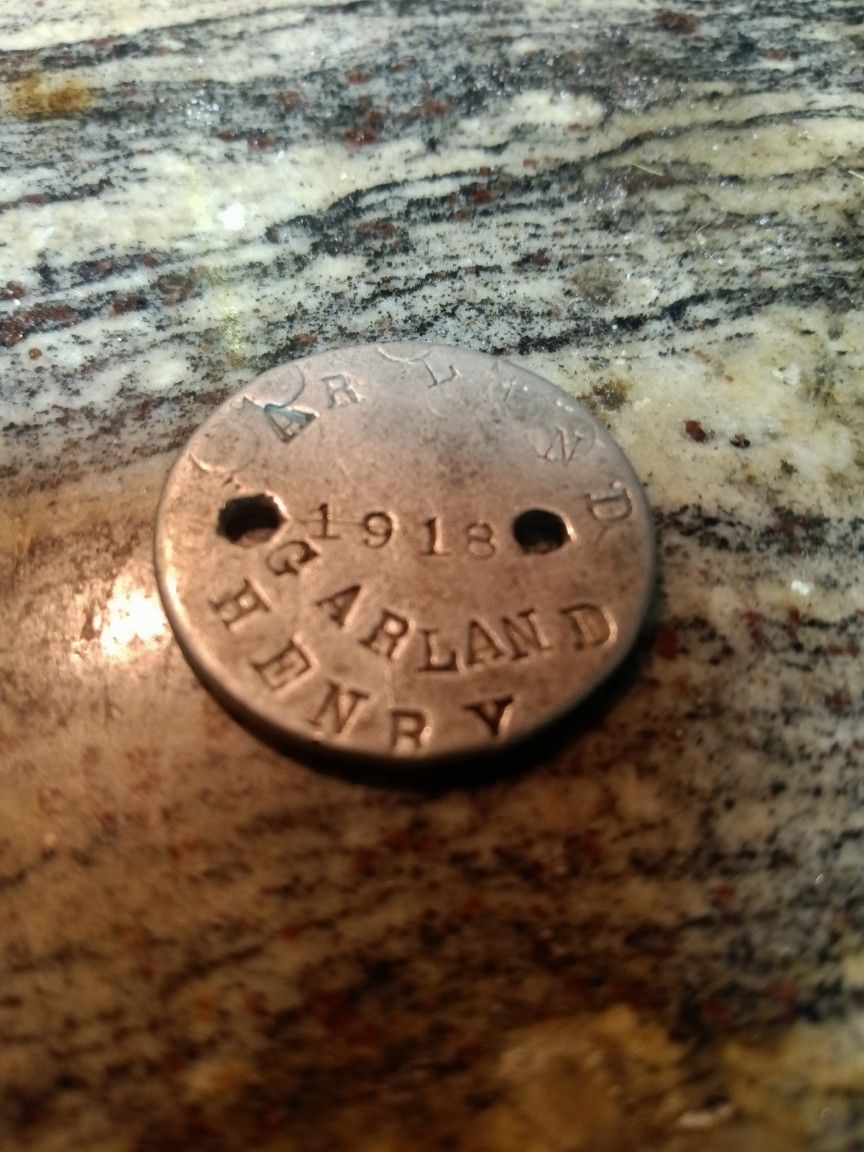 1918 Dog Tag Rare.