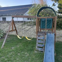 Kid Craft Cedar Wood Play set Swing Set