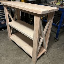 Rustic X Farmhouse Coffee Station/Entry Table