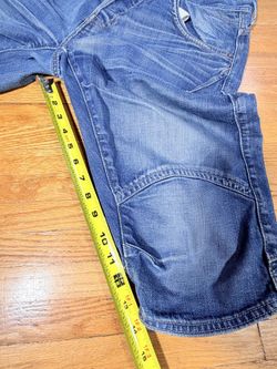 H&M &Denim Men’s Denim Shorts Size 32 Blue Regular Waist Knee Length Jorts