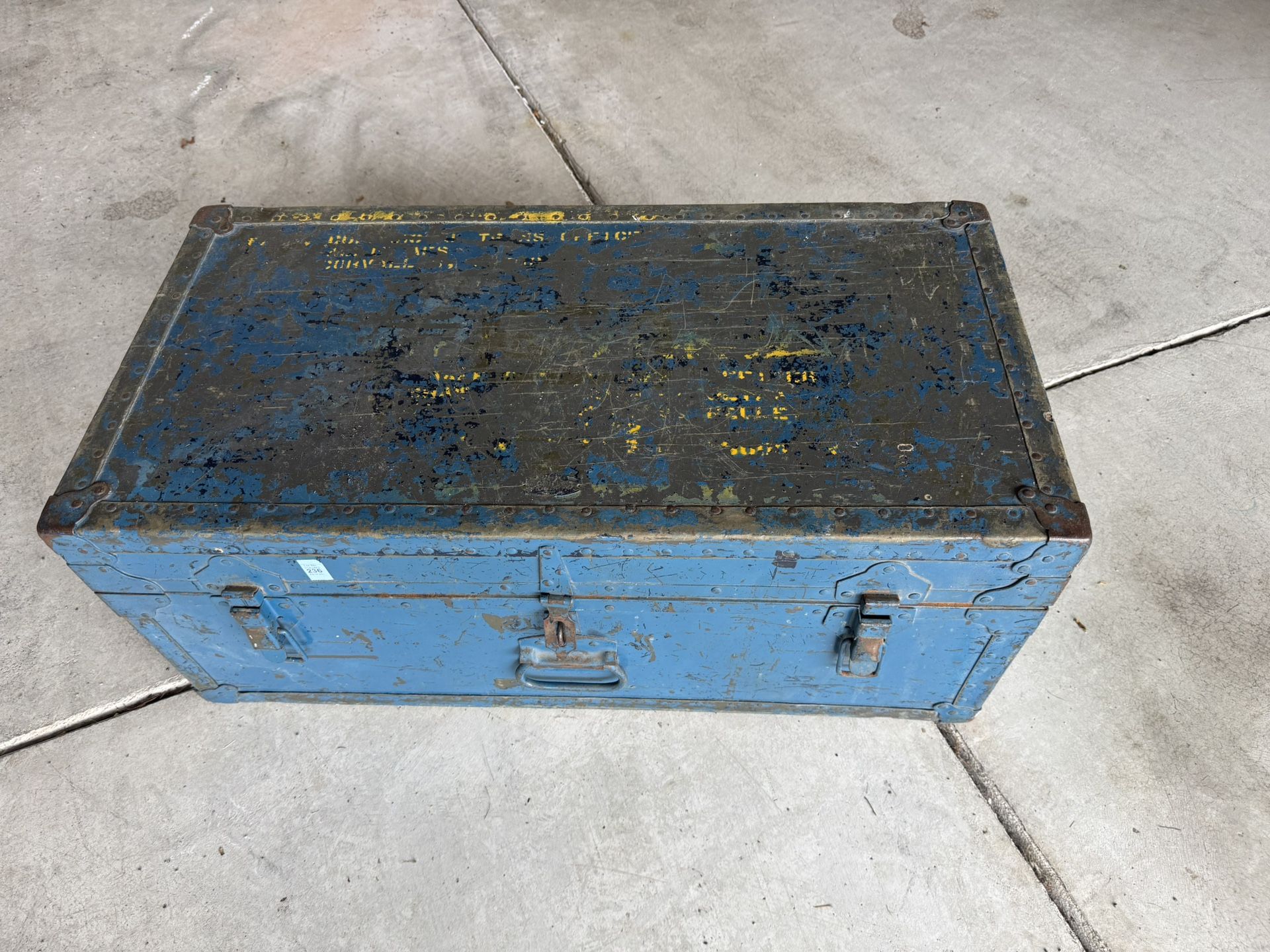 Two Heavy Duty Foot Lockers