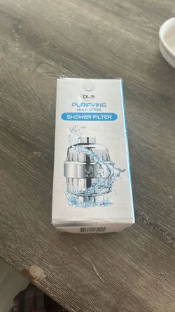 New DLS purifying multi stage shower filter