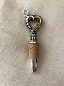 Callie Wine Stopper, color silver