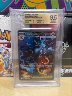 Phantasmal Flames Mega Charizard Ex SIR BGS 9.5