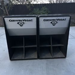 pair of DJ speakers