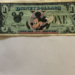 Official Disney Dollar First Edition 1987