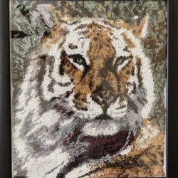 Bead Picture Of A Tiger