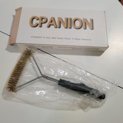 BRAND NEW GRILL BBQ BRASS BRUSH GREAT FATHERS DAY GIFT