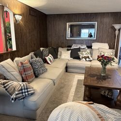 Sectional Couch, Center Table